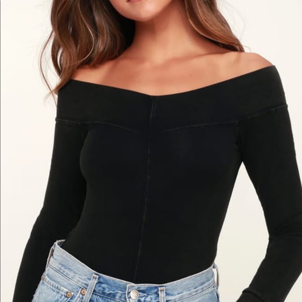 Lulu’s Off-The-Shoulder Bodysuit (worn once)